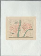Atlas national, plans de Chalon-sur-Saône et d'Auxerre