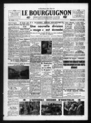 Le Bourguignon : grand quotidien régional illustré de la démocratie radicale-socialiste, n° 10, mercredi 10 janvier 1940