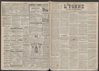 L'Yonne : journal du département, n° 113, samedi 25 septembre 1875