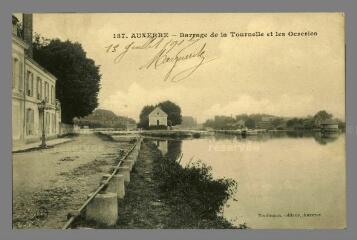 1 vue  - 187. Auxerre. Barrage de la Tournelle et les ocreries (ouvre la visionneuse)