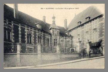 1 vue  - Auxerre. La Caisse d\'Épargne en 1903 (ouvre la visionneuse)
