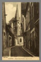 1 vue  - Auxerre. Église Saint-Eusèbe, vue de la rue (ouvre la visionneuse)