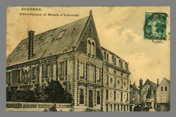 1 vue  - Auxerre. Bibliothèque et Musée d\'Eckmühl (ouvre la visionneuse)