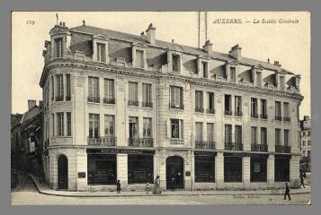1 vue  - Auxerre. La Société Générale (ouvre la visionneuse)