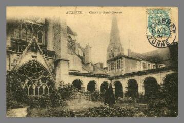 1 vue  - Auxerre. Cloître de Saint-Germain (ouvre la visionneuse)