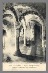 1 vue  - 238. Auxerre. Église Saint-Germain, entrée aux tombeaux (ouvre la visionneuse)
