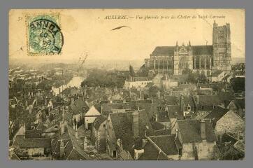 1 vue  - 72. Auxerre. Vue générale prise du clocher de Saint-Germain (ouvre la visionneuse)