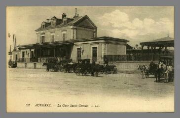 1 vue  - 22. Auxerre. La Gare St-Gervais (ouvre la visionneuse)