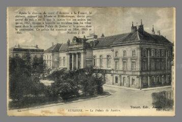 1 vue  - 63 Auxerre. Le Palais de Justice (ouvre la visionneuse)