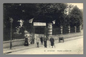 1 vue  - 50. Auxerre. Hôpital militaire 107 (ouvre la visionneuse)