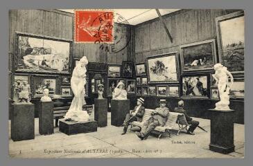 1 vue  - 5. Exposition Nationale d\'Auxerre 1908. Beaux Arts n° 2 (ouvre la visionneuse)