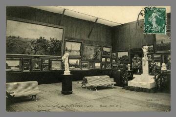 1 vue  - 10. Exposition Nationale d\'Auxerre 1908. Beaux Arts n° 4 (ouvre la visionneuse)