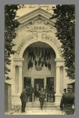 1 vue  - 10. Exposition Nationale d\'Auxerre 1908. Entrée de l\'exposition des Beaux Arts (ouvre la visionneuse)