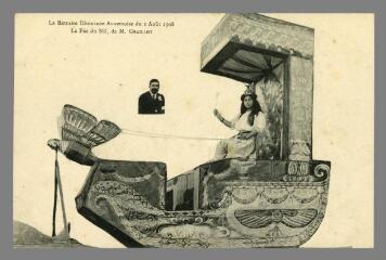 1 vue  - La Retraite illuminée Auxerroise du 2 août 1908 : la Fée du Nil de M. Graillot (ouvre la visionneuse)