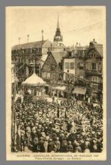 1 vue  - Auxerre. Concours international de musique 1934. Place Charles Surugue, le Kiosque (ouvre la visionneuse)