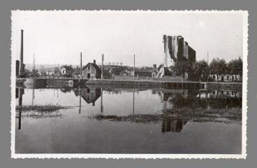 1 vue  - [Au verso:] 127. Bombardement juin 1944. Moulin du Bâtardeau (ouvre la visionneuse)