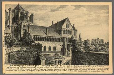 1 vue  - La Bourgogne historique. Auxerre ancien. n° 13. l\'ancien Évêché, aujourd\'hui Hotel de la préfecture. (ouvre la visionneuse)