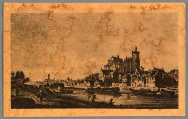 1 vue  - Vue d\'Auxerre (XVIIIe siècle). (ouvre la visionneuse)
