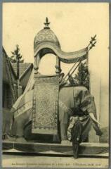 1 vue  - La Retraite Illuminée Auxerroise du 2 août 1908. L\'éléphant, de M. Pain. (ouvre la visionneuse)