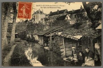 1 vue  - Saint-Julien-du-Sault (Yonne). Un coin du ruisseau d\'Ocq / collection J.D. Sens (ouvre la visionneuse)