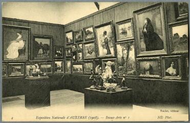 1 vue  - Exposition Nationale d\'Auxerre (1908) – Beaux-Arts n° 1 (ouvre la visionneuse)