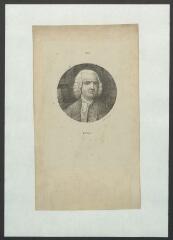 1 vue  - Portrait de Valentin Jameray-Duval, 1695-1775, né à Arthonnay (Yonne), numismate, écrivain, bibliothécaire et conservateur du musée des médailles à Vienne (Autriche) (ouvre la visionneuse)