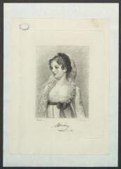 1 vue  - Portrait de Aimée Leclerc, épouse de Louis-Nicolas Davout, maréchal d\'Empire (ouvre la visionneuse)