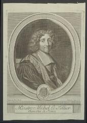 1 vue  - Portrait de Michel Le Tellier, 1603-1685, secrétaire d\'État à la guerre, Conseiller d\'État, chancelier de France et Garde des Sceaux (ouvre la visionneuse)