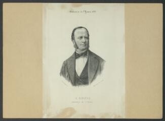 1 vue  - Portrait d\'Hippolyte Ribière, homme politique de l\'Yonne (ouvre la visionneuse)