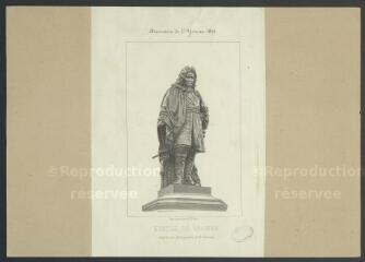 1 vue  - Statue de Vauban, d\'après une photographie de M. Heurley (ouvre la visionneuse)