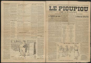 3 vues  - Le Pioupiou de l’Yonne : organe des jeunesses socialistes du département, n° 16, février 1912 (ouvre la visionneuse)