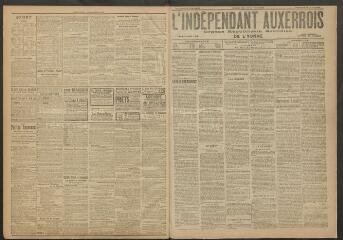 3 vues  - L\'Indépendant auxerrois : organe républicain quotidien de l’Yonne, n° 82, 11 avril 1906 (ouvre la visionneuse)