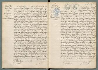 99 vues  - Registres d\'Auxerre pour 1927 : registre des mariages. (ouvre la visionneuse)