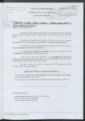 2 vues  - 2000-84 Collège Albert-Camus \'classe patrimoine\' à Saint-Amand-en-Puisaye – subvention (ouvre la visionneuse)