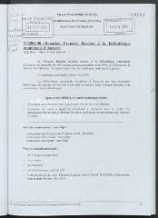 2 vues  - 2001-30 Donation François Brochet à la bibliothèque municipale d\'Auxerre (ouvre la visionneuse)