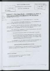 2 vues  - 2001-277 Foire Saint-Martin – exonération des droits de place pour les commerçants sédentaires et les agriculteurs (ouvre la visionneuse)