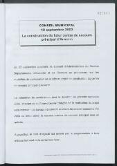 4 vues  - Communication de Guy Férez « La construction du futur centre de secours principal d\'Auxerre » (ouvre la visionneuse)