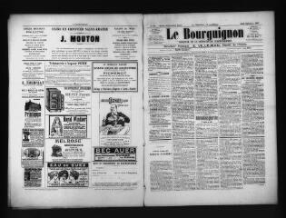 3 vues  - Le Bourguignon : journal de la démocratie indépendante, n° 80, jeudi 6 octobre 1898 (ouvre la visionneuse)