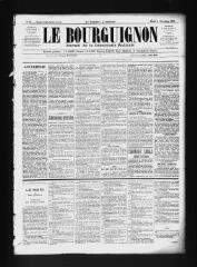 3 vues  - Le Bourguignon : journal de la démocratie radicale, n° 96, mardi 8 novembre 1898 (ouvre la visionneuse)