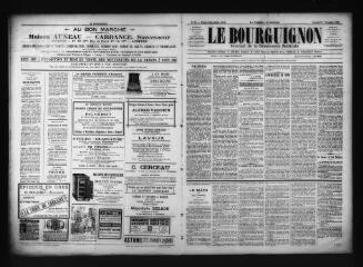 3 vues  - Le Bourguignon : journal de la démocratie radicale, n° 99, vendredi 11 novembre 1898 (ouvre la visionneuse)