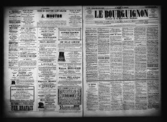 3 vues  - Le Bourguignon : journal de la démocratie radicale, n° 133, jeudi 22 décembre 1898 (ouvre la visionneuse)