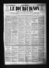 3 vues  - Le Bourguignon : journal de la démocratie radicale, n° 137, mardi 27 décembre 1898 (ouvre la visionneuse)