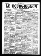 4 vues  - Le Bourguignon : journal de la démocratie radicale-socialiste, n° 37, mercredi 13 février 1907 (ouvre la visionneuse)