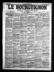 4 vues  - Le Bourguignon : journal de la démocratie radicale-socialiste, n° 153, mercredi 3 juillet 1907 (ouvre la visionneuse)