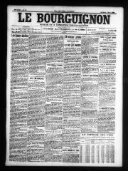 4 vues  - Le Bourguignon : journal de la démocratie radicale-socialiste, n° 56, vendredi 6 mars 1908 (ouvre la visionneuse)