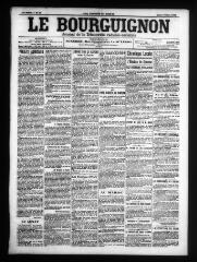 4 vues  - Le Bourguignon : journal de la démocratie radicale-socialiste, n° 67, jeudi 19 mars 1908 (ouvre la visionneuse)