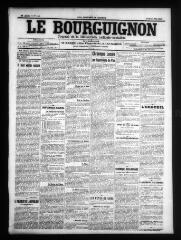 4 vues  - Le Bourguignon : journal de la démocratie radicale-socialiste, n° 126, jeudi 28 mai 1908 (ouvre la visionneuse)