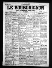 4 vues  - Le Bourguignon : journal de la démocratie radicale-socialiste, n° 230, vendredi 2 octobre 1908 (ouvre la visionneuse)