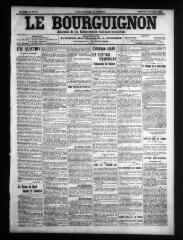 4 vues  - Le Bourguignon : journal de la démocratie radicale-socialiste, n° 288, mercredi 9 décembre 1908 (ouvre la visionneuse)