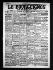 4 vues  - Le Bourguignon : journal de la démocratie radicale-socialiste, n° 65, jeudi 18 mars 1909 (ouvre la visionneuse)